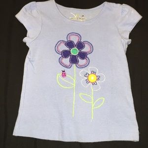 Flower and Ladybug T-Shirt
